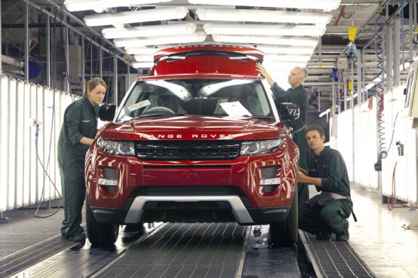 La fábrica del Land Rover Evoque a pleno rendimiento