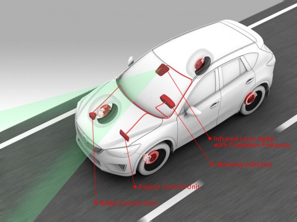 Mazda presenta el Sistema de asistencia a la frenada en ciudad del CX-5
