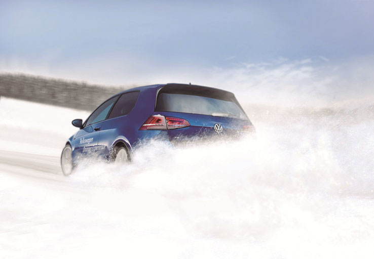 Aprende a conducir en nieve con Volkswagen
