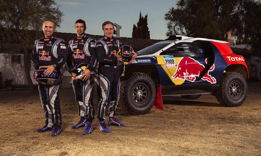 El equipo Peugeot Dakar finaliza su entrenamiento en Marruecos