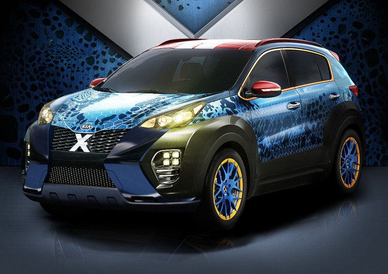 El Kia Sportage X-Car, inspirado en la película X-Men, será presentado en 2016