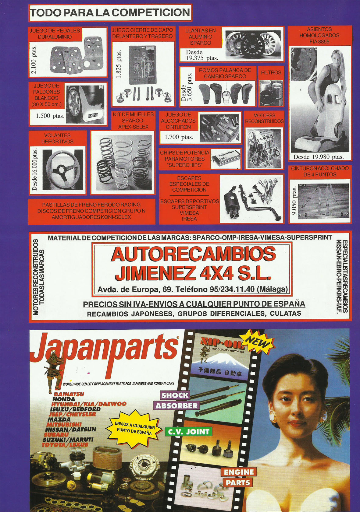 Revista Local 4x4 32 13 Publicidad Autorecambios Jiménez 4x4