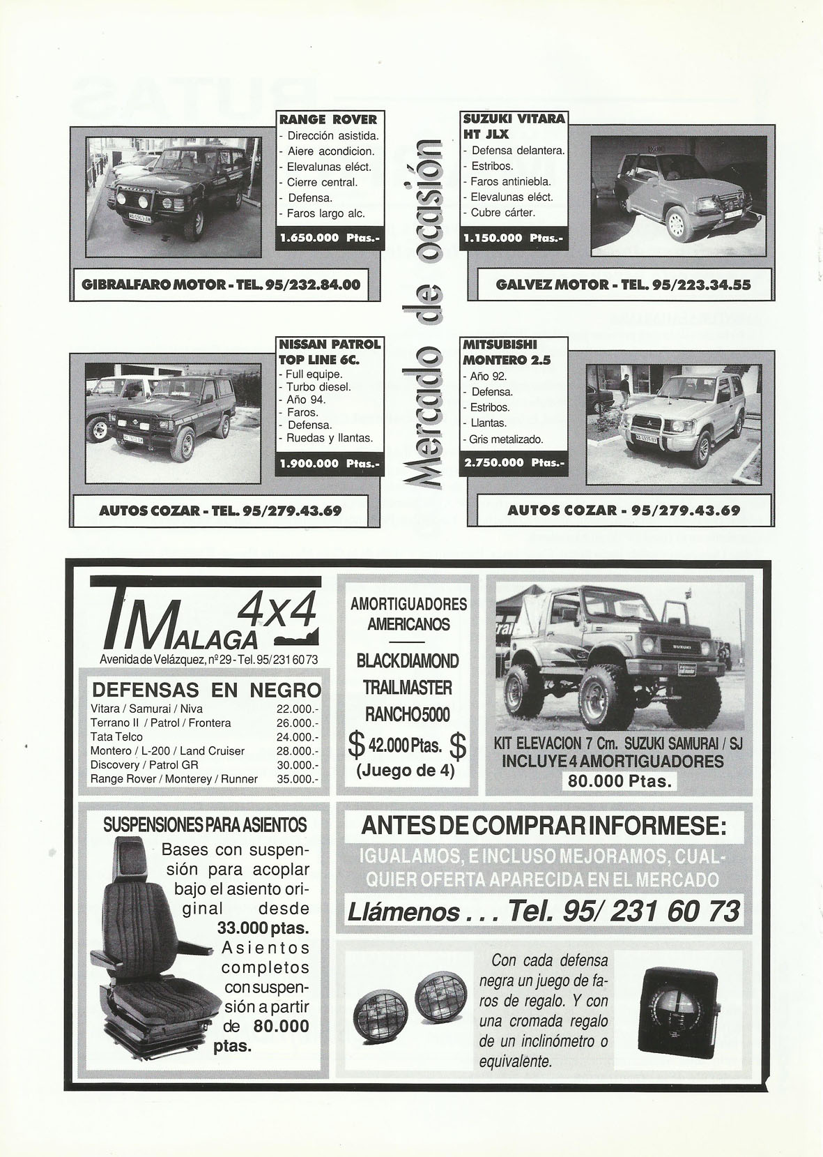 Revista Local 4x4 32 20 Mercado de Ocasión 4x4 y Publicidad Todo 4x4 Málaga