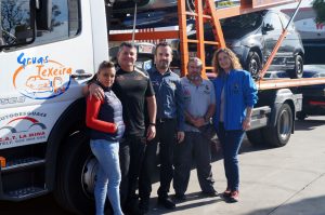 El equipo organizador del Campeonato Extremo 4×4 de Andalucía visita Autodesguace CAT La Mina y Grúas Texeira