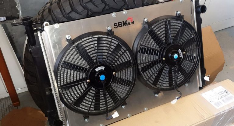 SBM 4×4 lanza al mercado un kit de soporte y electro ventiladores para el Nissan Patrol GRY60 y GRY61
