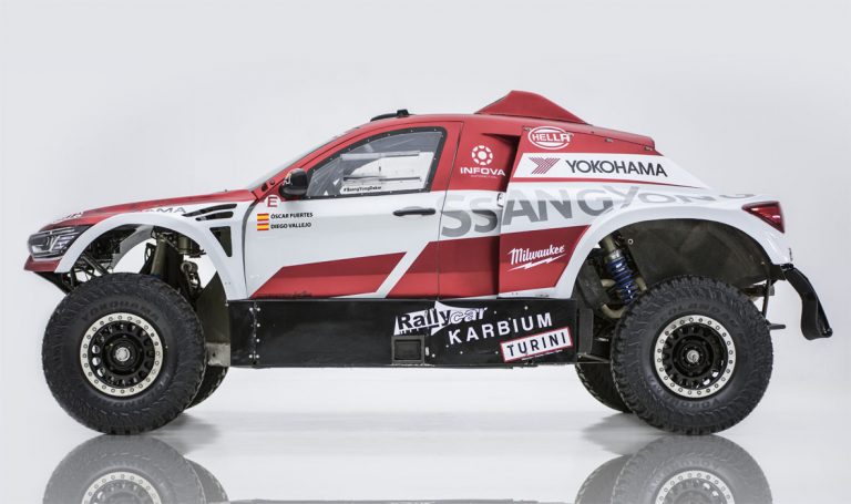 Motor V8 y 450 CV de potencia, así es el Korando con el que SsangYong participará en el Dakar 2020