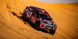 El equipo formado por Cristina Gutiérrez y Pablo Huete, con Mitsubishi Eclipse Cross, consigue finalizar el Dakar 2020