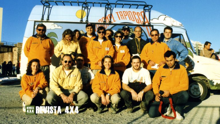 Equipo organizador de la Coronel Tapiocca CUP-180 prólogo de Almería 1997