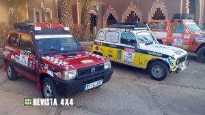 Fiat Panda 4×4, Renault 4 y Nissan Patrol en el Rally Clásicos del Atlas