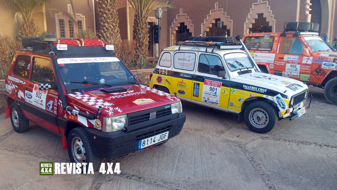 Fiat Panda 4x4, Renault 4 y Nissan Patrol