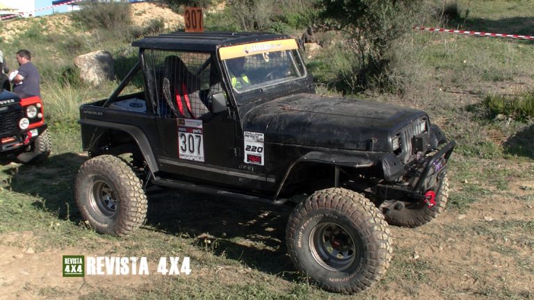 Jeep Wrangler del equipo Sanper Competición en las verificaciones del Campeonato Extremo 4×4 de Andalucía Pizarra 2020