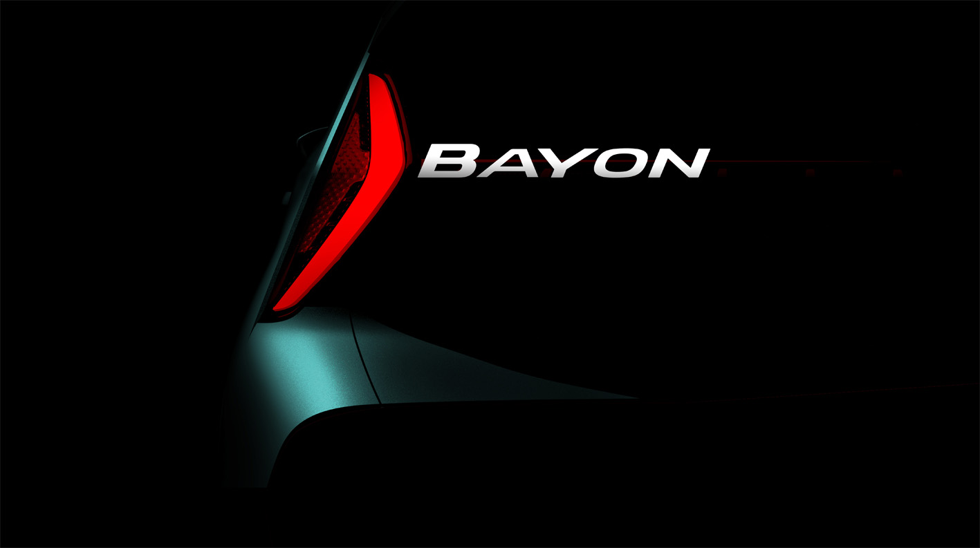 El nuevo Hyundai Bayon se unirá a los modelos Kona, Tucson, Santa Fe y Nexo, en 2021