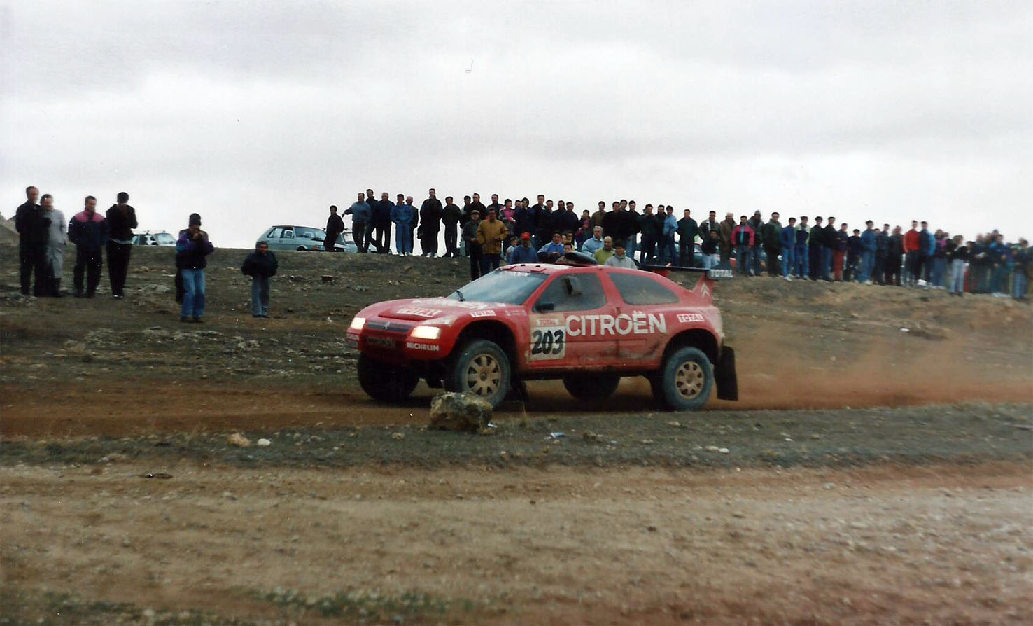 Cuando en el año 1996 el Dakar se tuvo que rendir al barro de Granada