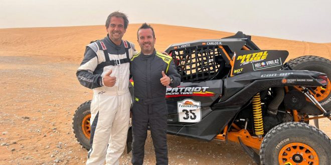 Carlos Vento y Carlos Ruiz del equipo Patriot Racing Team.