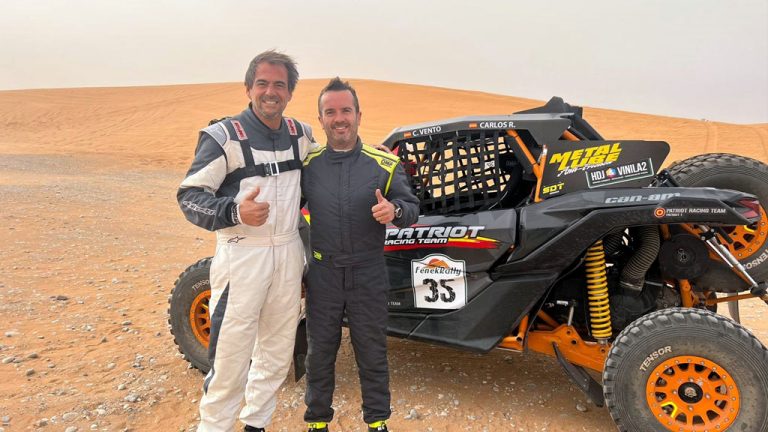 Carlos Vento y Carlos Ruiz Maroc Fenek Rally 2022.