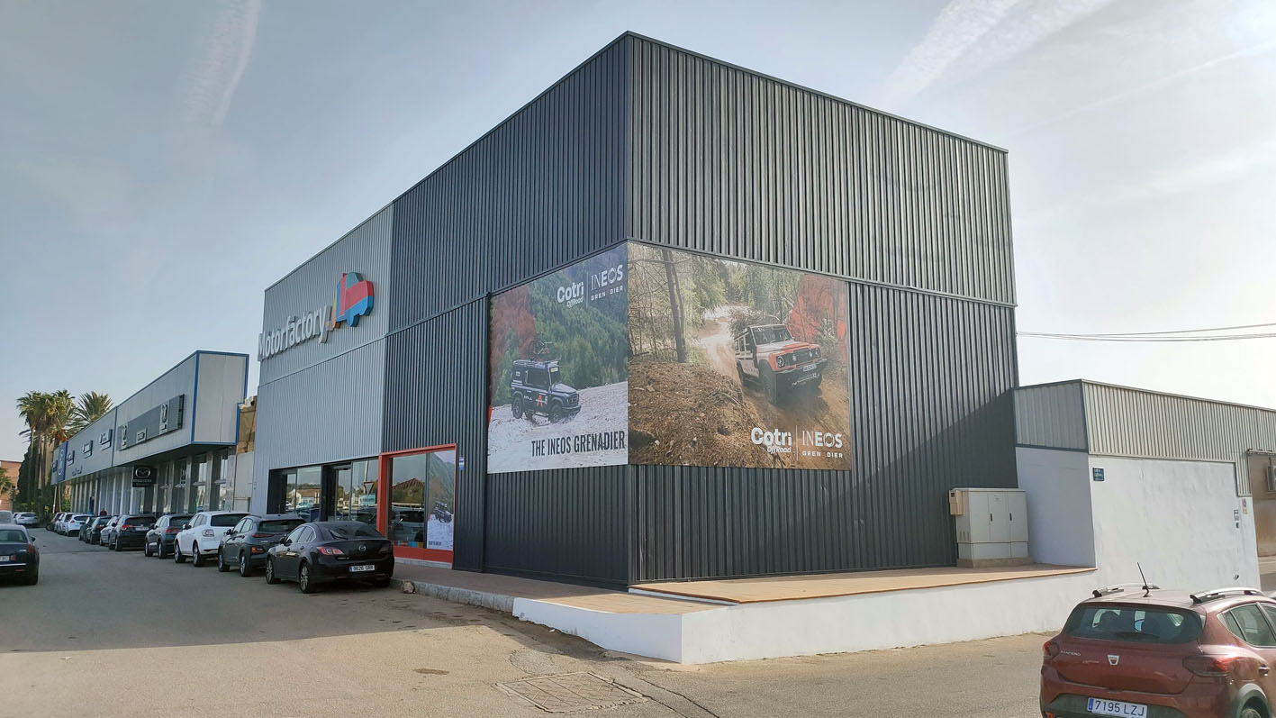 Cotri Off-Road finaliza las obras de remodelación de las instalaciones en las que comercializará el nuevo Ineos Grenadier 4×4 para toda Andalucía