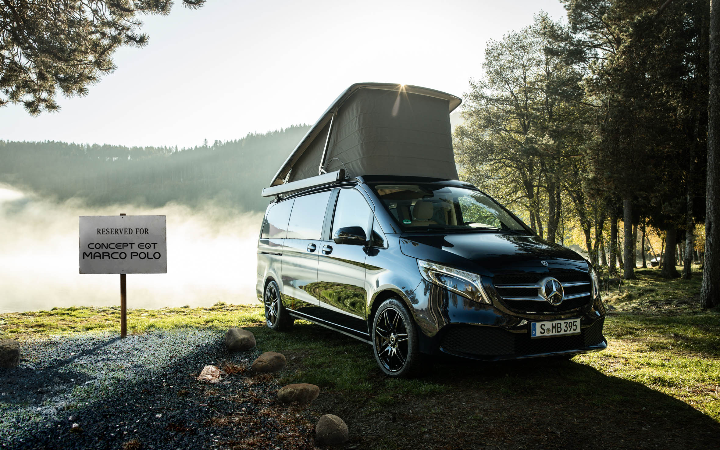 Mercedes muestra un adelanto de su nueva micro camper totalmente eléctrica, el Concept EQT Marco Polo