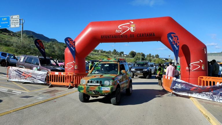 Más de 120 vehículos se dan cita en la localidad malagueña de Cártama para participar en la séptima edición de la Ruta Solidaria 4×4 Málaga 2023