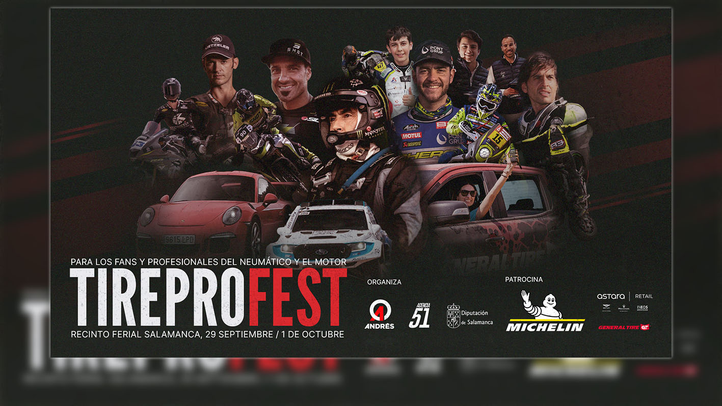 La feria del neumático y el motor Tire Pro Fest abre sus puertas este fin de semana en Salamanca de la mano de Neumáticos Andrés y Michelin