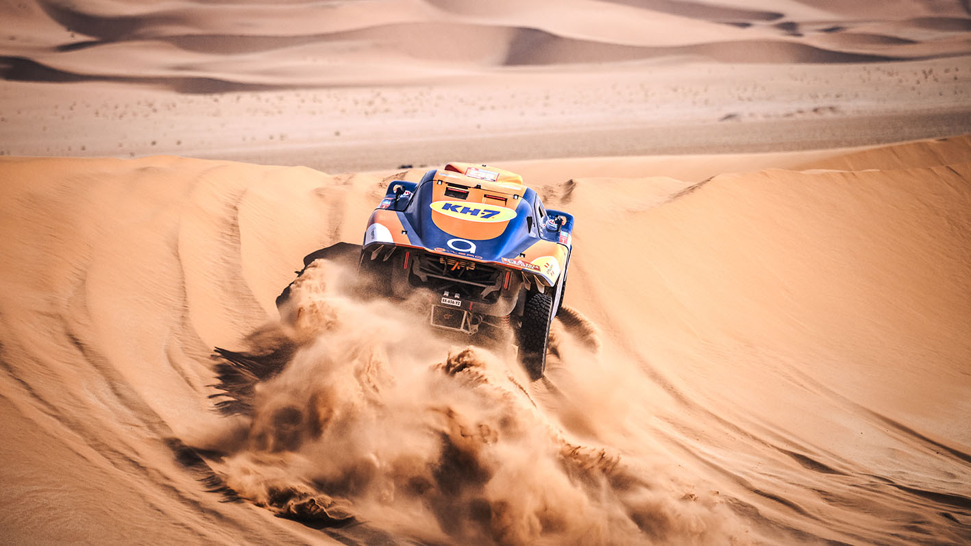 Laia Sanz equipo Astara etapa 02 Rally Dakar 2024.