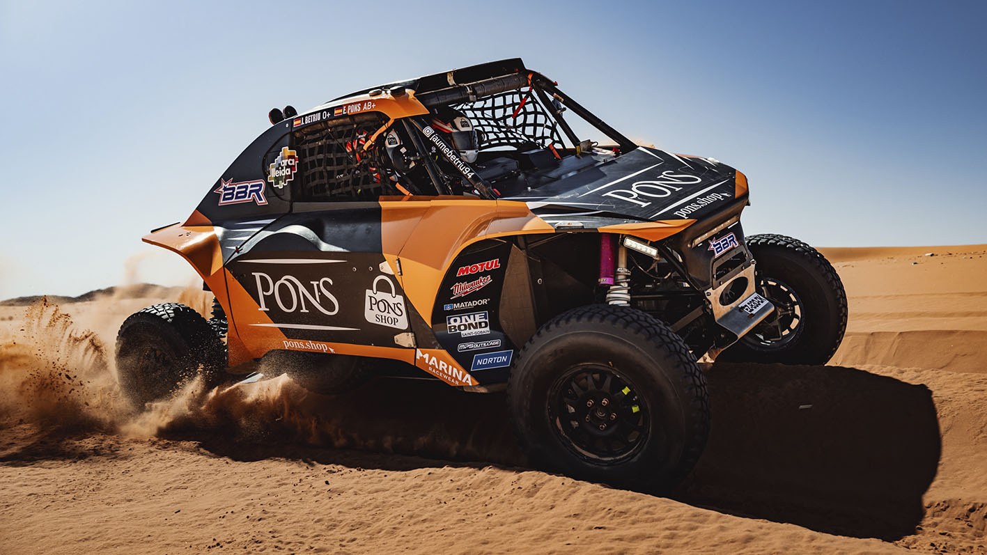 Eduard Pons y Jaume Betriu debutan en la categoría Challenger en la Baja Saudí 2024 a los mandos de un Taurus T3
